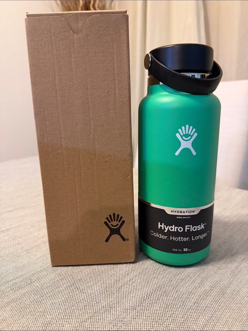 Hydroflask wide mouth thermos 32 ounces